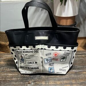 Black & White Polka Dot Cruise Tote